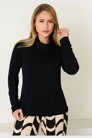BBonnie Blusa Gola Rolê Manga Longa Lorena