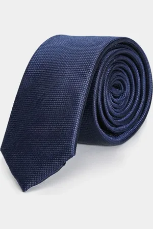 Aramis Gravata Jacquard Seda Grade Marinho