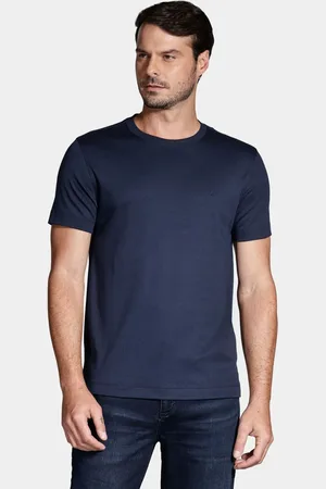 Aramis T-Shirt Interlock Pima Azul Marinho
