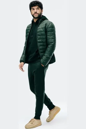 Hering Calça Básica Masculina Jogger em Moletom