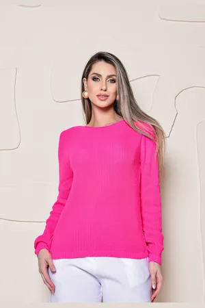Crorela Blusa Tricot New Gola Careca