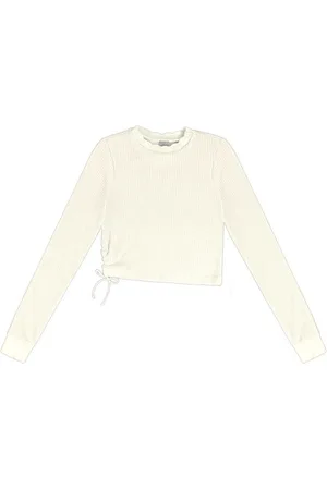 Lecimar Infantil - Blusa Em Ribana Quadriculada 1703626