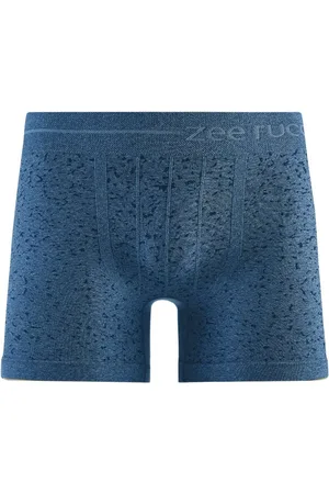 Zee Rucci Cueca Boxer Mescla sem Costura Jacquard Pontilhados Anoitecer