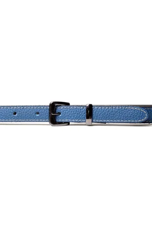 Artlux Cinto Feminino em Couro Azul Escuro FM272