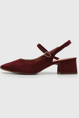 BEBECÊ Scarpin Slingback cê Camurça