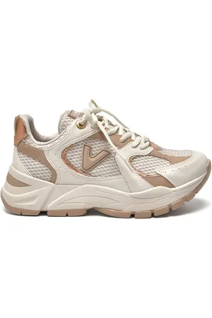 VIA MARTE Tênis Feminino Chuncky Bege