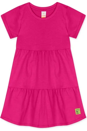 Marisol Infantil - Vestido Manga Curta Com Aroma Feminino