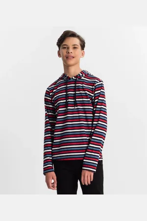 Minty Infantil - Camiseta Juvenil Masculina Listrada