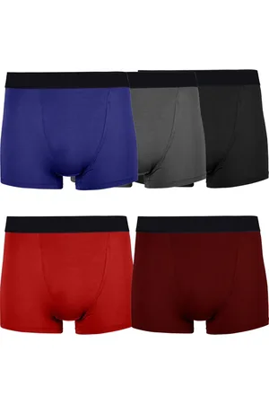 Slim Fitness Kit 5 Cuecas Boxer em Cores Sortidas