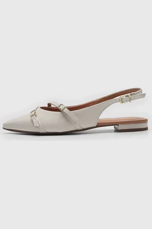VIZZANO Sapatilha Slingback Fivelas Off-White
