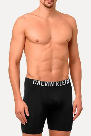 Calvin Klein Cueca Long Boxer Intense Power Seamless Eco Preta