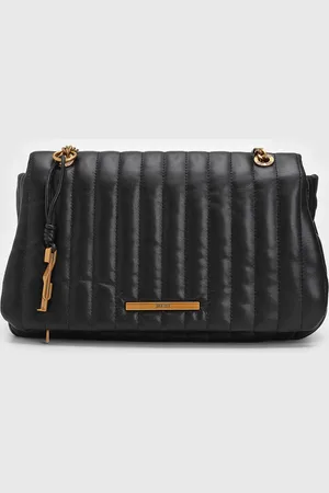 SANTA LOLLA Bolsa Tiracolo Alça Corrente Preta