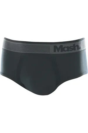 Mash Cueca Slip Sem Costura Masculina Microfibra Elástico chumbo Gg
