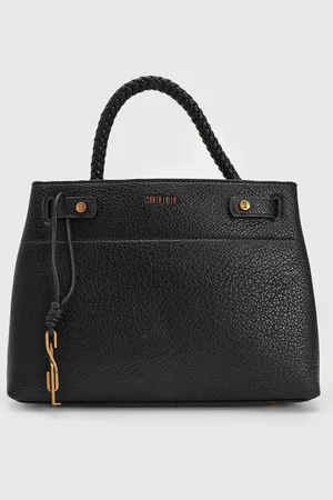 SANTA LOLLA Bolsa Tiracolo Alça Dupla Preta