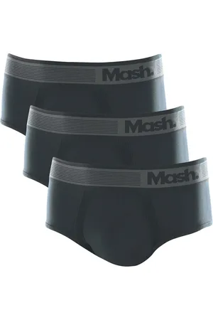 Mash Kit 3 Cuecas Slip Microfibra Sem Costura 713.02