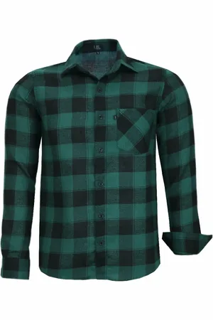 Amil Camisa Manga Longa Iceland Modelagem Comfort Tecido Flanela Passa Fácil 3036 Cor 7