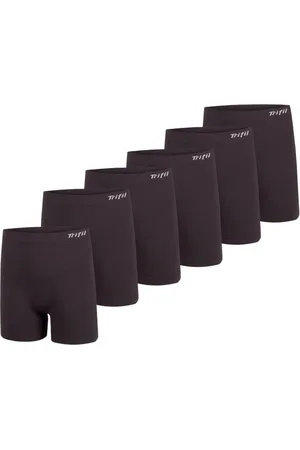 TRIFIL Kit Com 6 Cuecas Box Masculino Sem Costura Plus Size