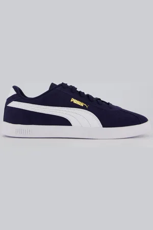 PUMA Tênis Club II Marinho e Branco