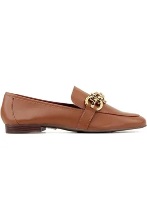 Loucos e Santos Mocassim Loafer Detalhe Adereço Caramelo