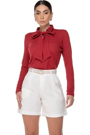 Zaiko Blusa Feminina Peônia Manga Longa