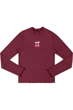 Lecimar Infantil - Blusa Em Canelado Trançado Pv 1502332