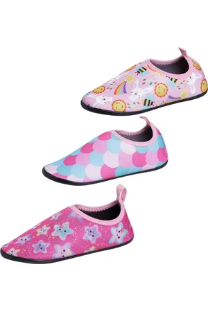 Angipé Infantil - Combo 3 Pares Sapatilha Aquatica Antiderrapante Piscina Sapatilha Menina