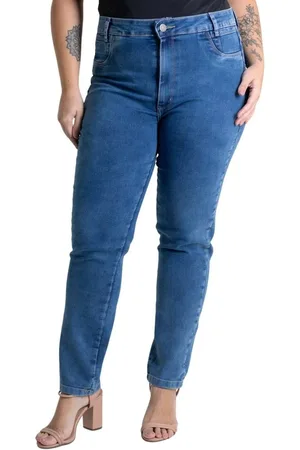 SAWARY Calça Jeans Cigarrete Plus Size - 279392 -