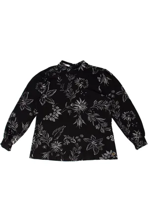 Rovitex Blusa Feminina Plus Size Manga Longa