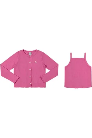 Lecimar Infantil - Cardigan Com Blusa 1502333