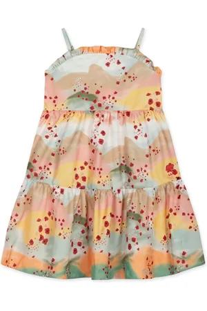 Lilica Ripilica Infantil - Vestido Aquarela Curto Feminino