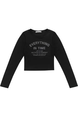 Rovitex Blusa Feminina Manga Longa Com Brilho