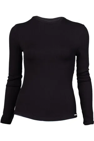 Cativa Blusa Feminina Canelada Preta