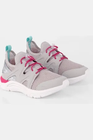 Worldcolors Infantil - Tenis Menina New Sport KLIN - Cinza e Pink