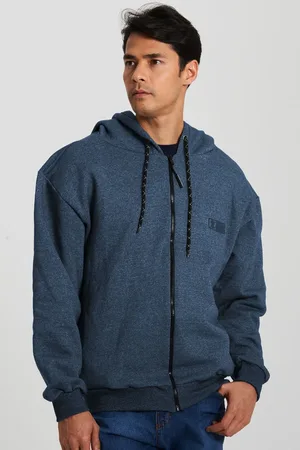 Polo Wear Blusa Moletom Masculina Com Zíper Mescla Escuro