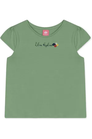 Lilica Ripilica Infantil - Blusa Manga Curta Feminina