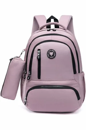 Cavalera Kit Mochila Estojo Feminino Escolar Faculdade Espaçosa Resistente