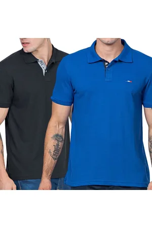 Industrie Kit 2 Polos Masculina Básicas Piquet no Estilo Tommy Bordado França