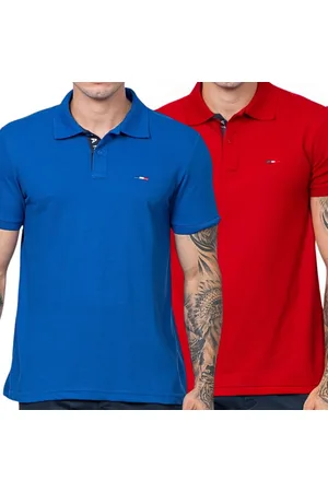 Industrie Kit 2 Polos Masculina Básicas Piquet no Estilo Tommy Bordado França