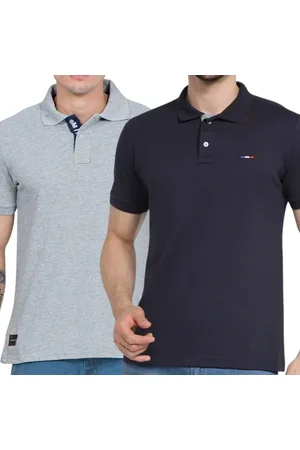 Industrie Kit 2 Polos Masculina Básicas Piquet no Estilo Tommy Bordado França