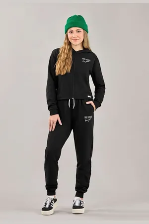 Elian Infantil - Conjunto Juvenil Menina Jaqueta e Calça Moletom Beats
