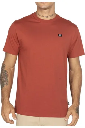Billabong Camiseta Icon Patch WT25 Masculina Vinho