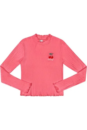 Lecimar Infantil - Blusa Em Canelado Crochê 1601114