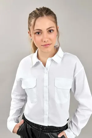 Elian Infantil - Camisa Juvenil Menina Cropped Beats