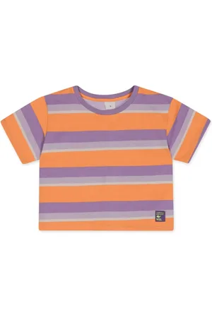 Marisol Infantil - Blusa Cropped Manga Curta Aroma Feminina