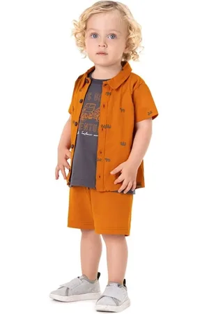 Marisol Infantil - Conjunto Curto Moletom Masculino