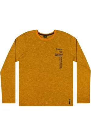 Elian Infantil - Camiseta Juvenil Menino Malha Rajada Beats