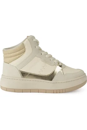PINK CATS Infantil - Tênis Cano Alto Menina V5183 Offwhite