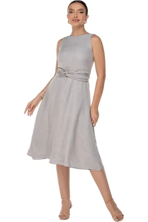 Zaiko Vestido Feminino Midi Glam