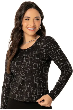 Cativa Blusa Feminina Básica Estampada