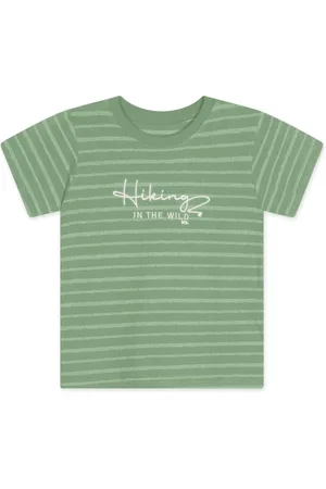 Marisol Infantil - Camiseta Listrada Manga Curta Masculina